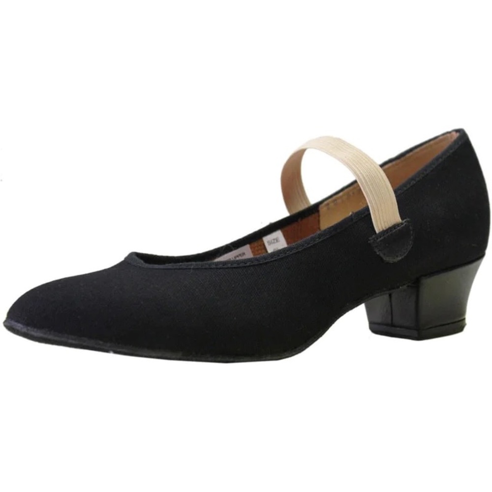 Bloch Karacta 1 1/4" R.A.D. Canvas Character Shoes - S0314L Size 8L